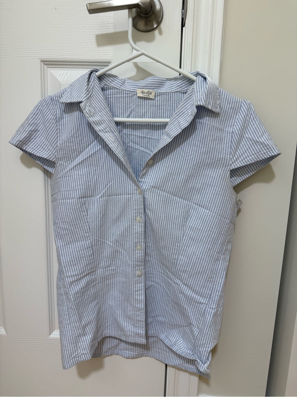 Brandy Melville Blue Polo Shirt - Picture 2 of 4